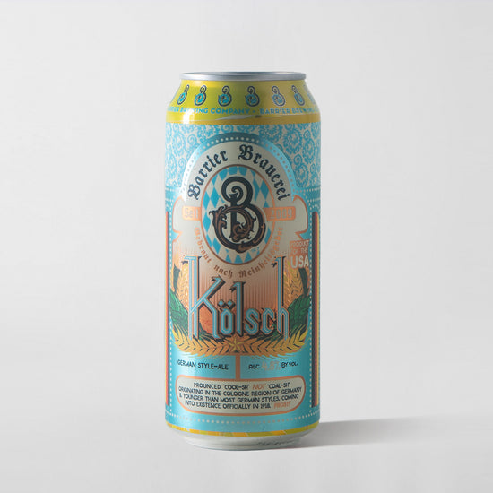 Barrier Brewing Company, Kölsch, 6-Pack